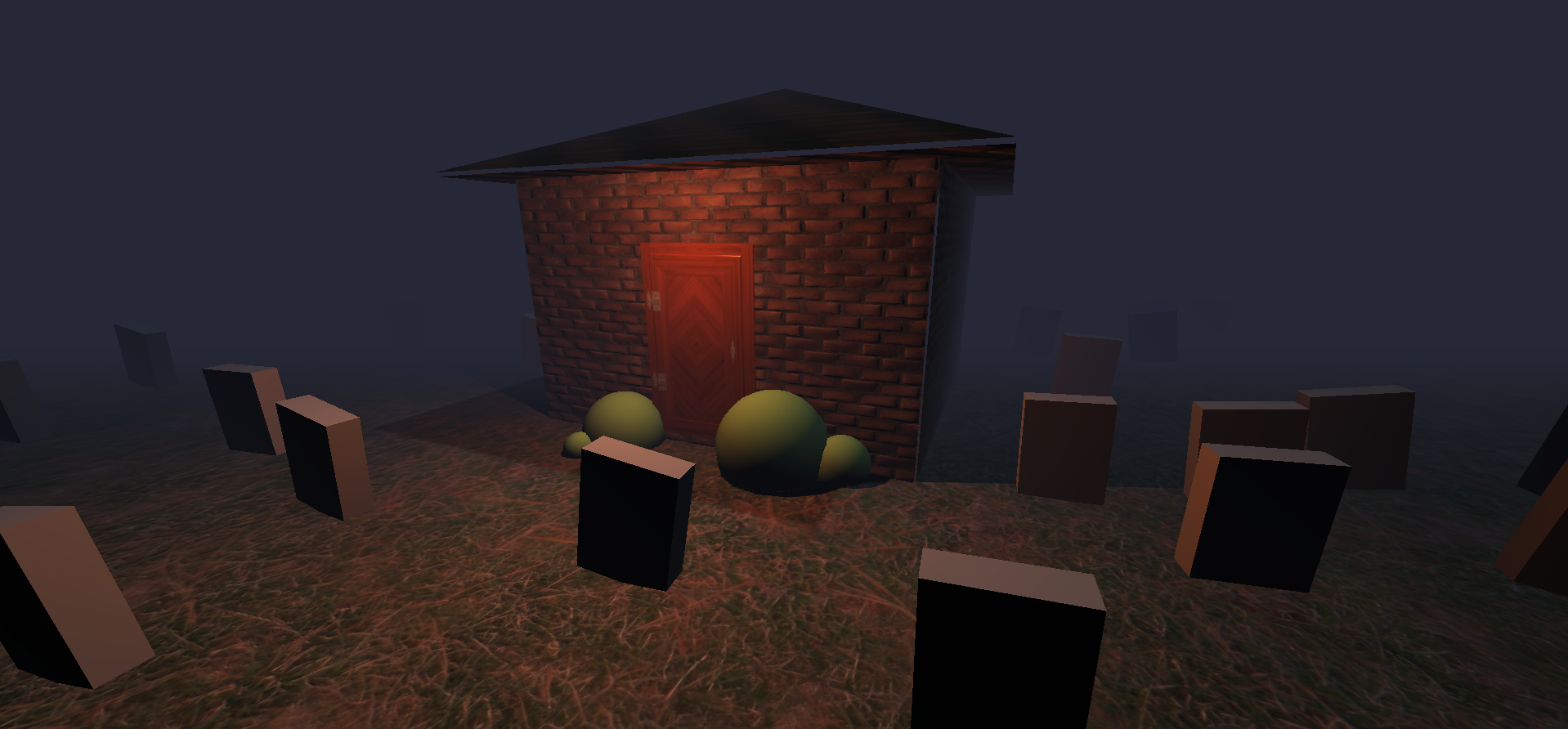 3D haunted house