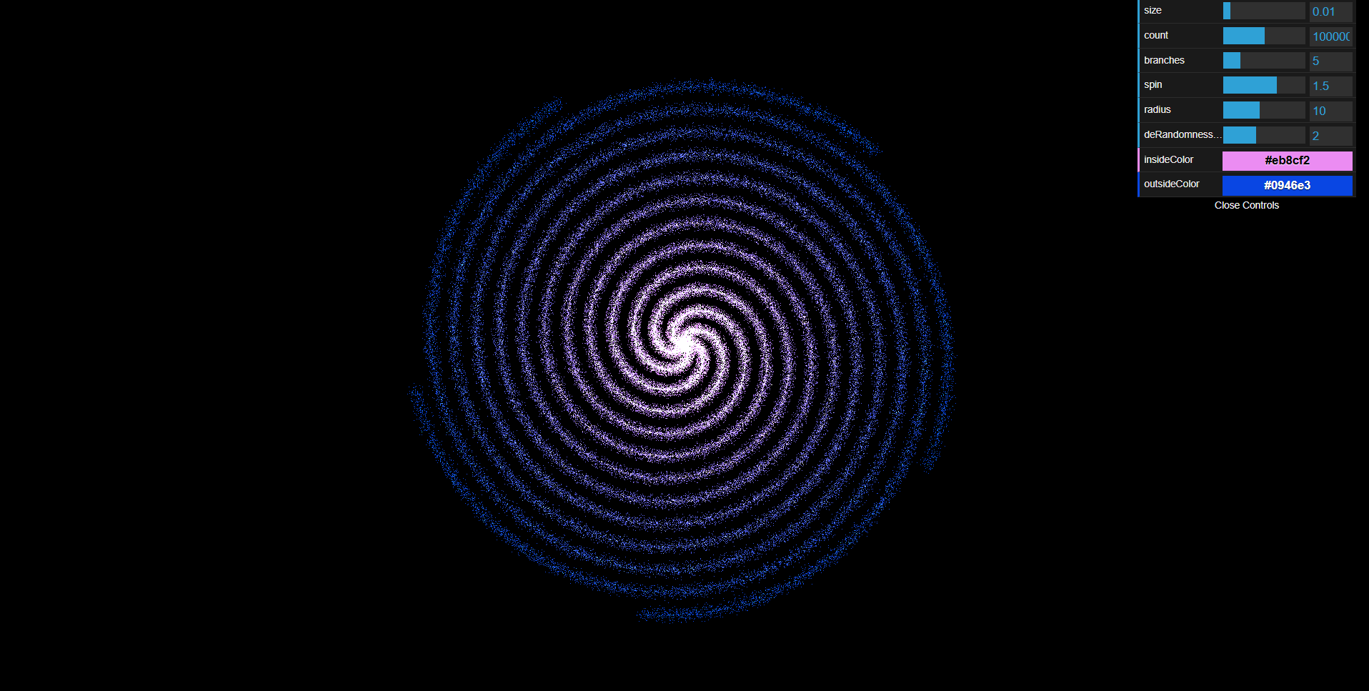 3D Spiral Galaxy